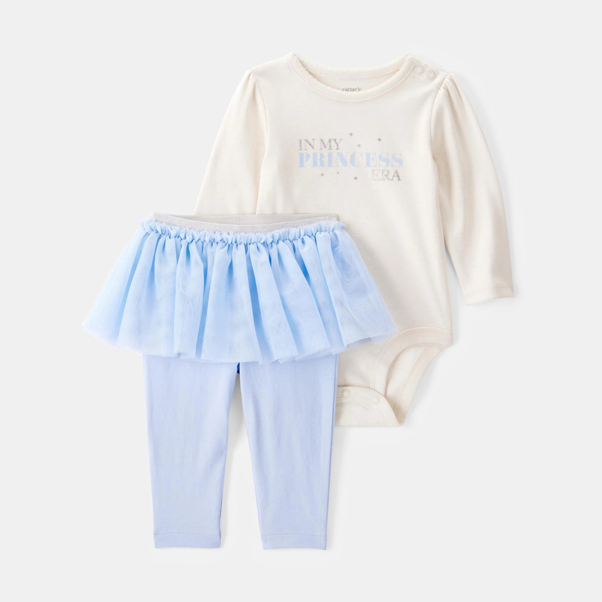 Baby Girl Carter's Princess Era Bodysuit & Tutu Pant Set | Kohl's