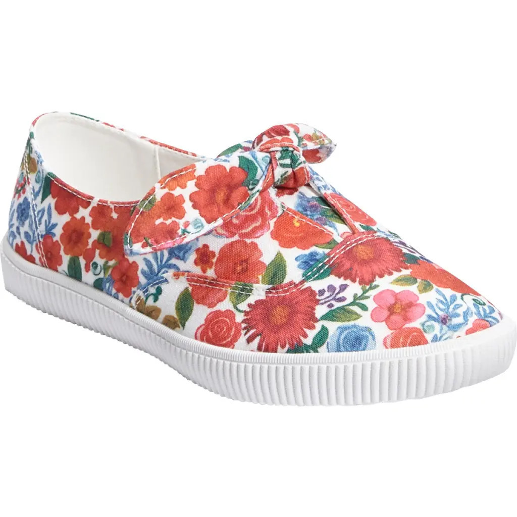 Comfortview The Anzani Slip On Sneaker in Gardenia Floral at Nordstrom, Size 9.5 | Nordstrom