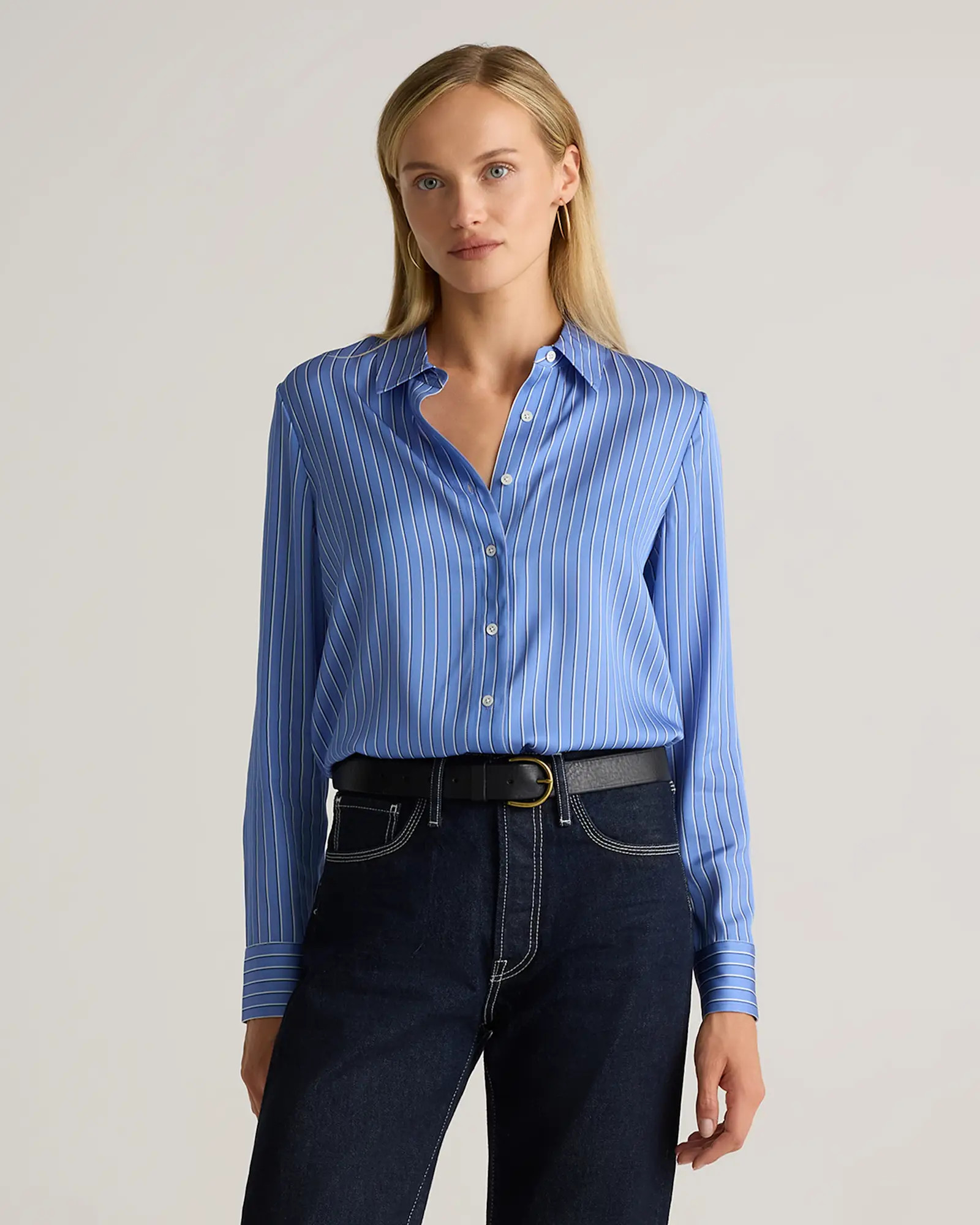 Washable Stretch Silk Blouse | Quince | Quince