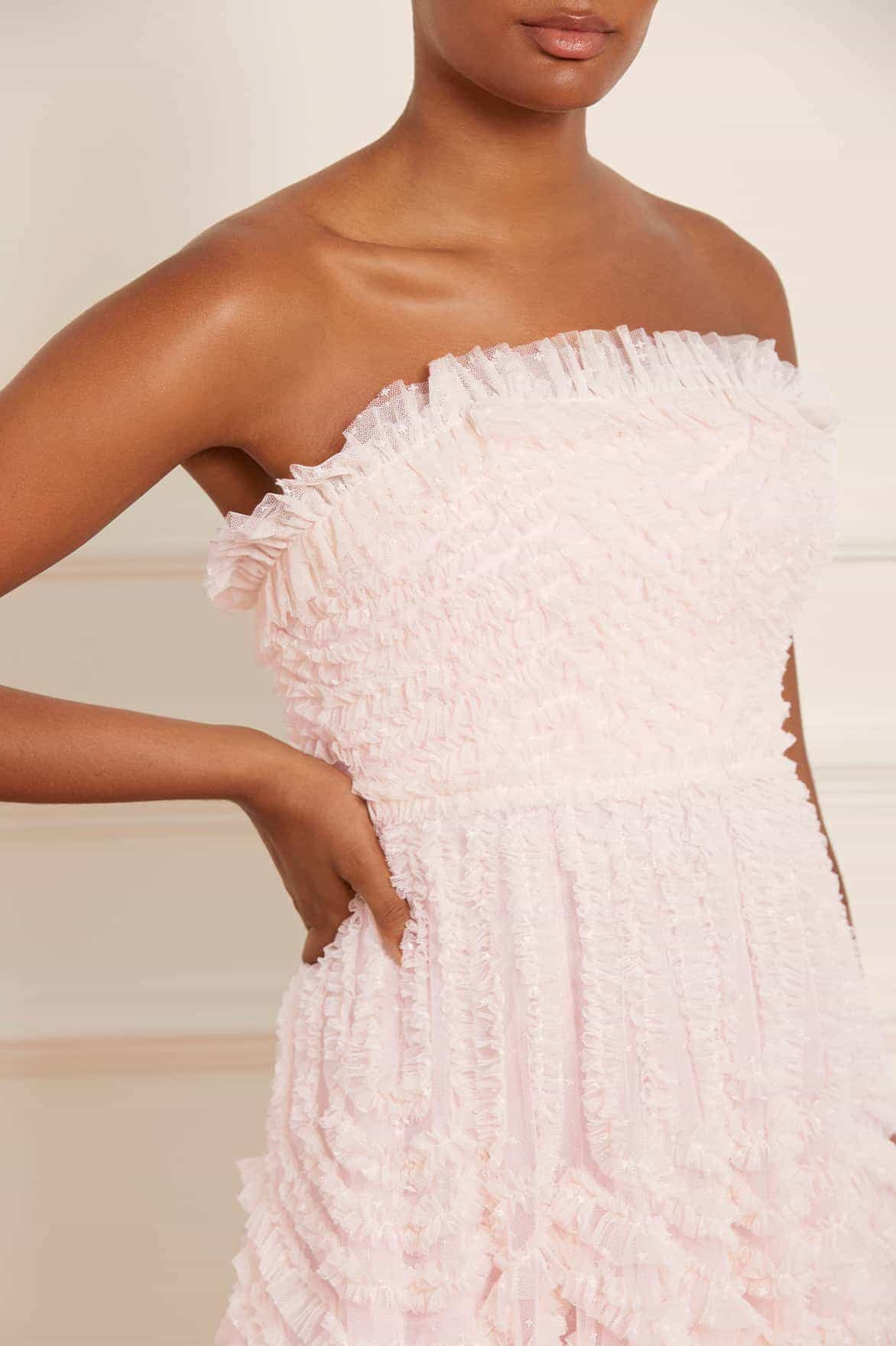 La Vie En Rose Strapless Gown | Needle & Thread US