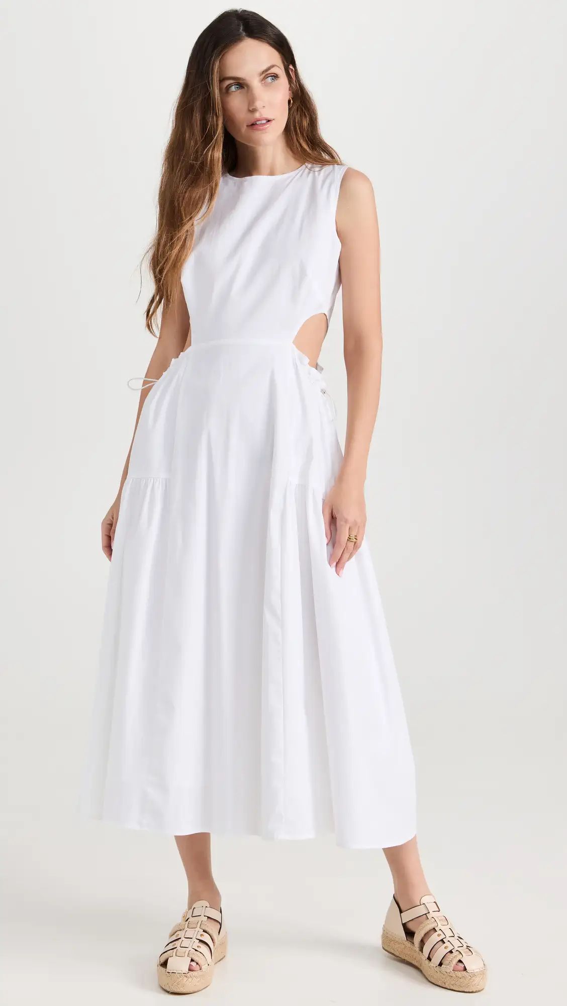 Moon River Cutout Midi Dress | Shopbop | Shopbop