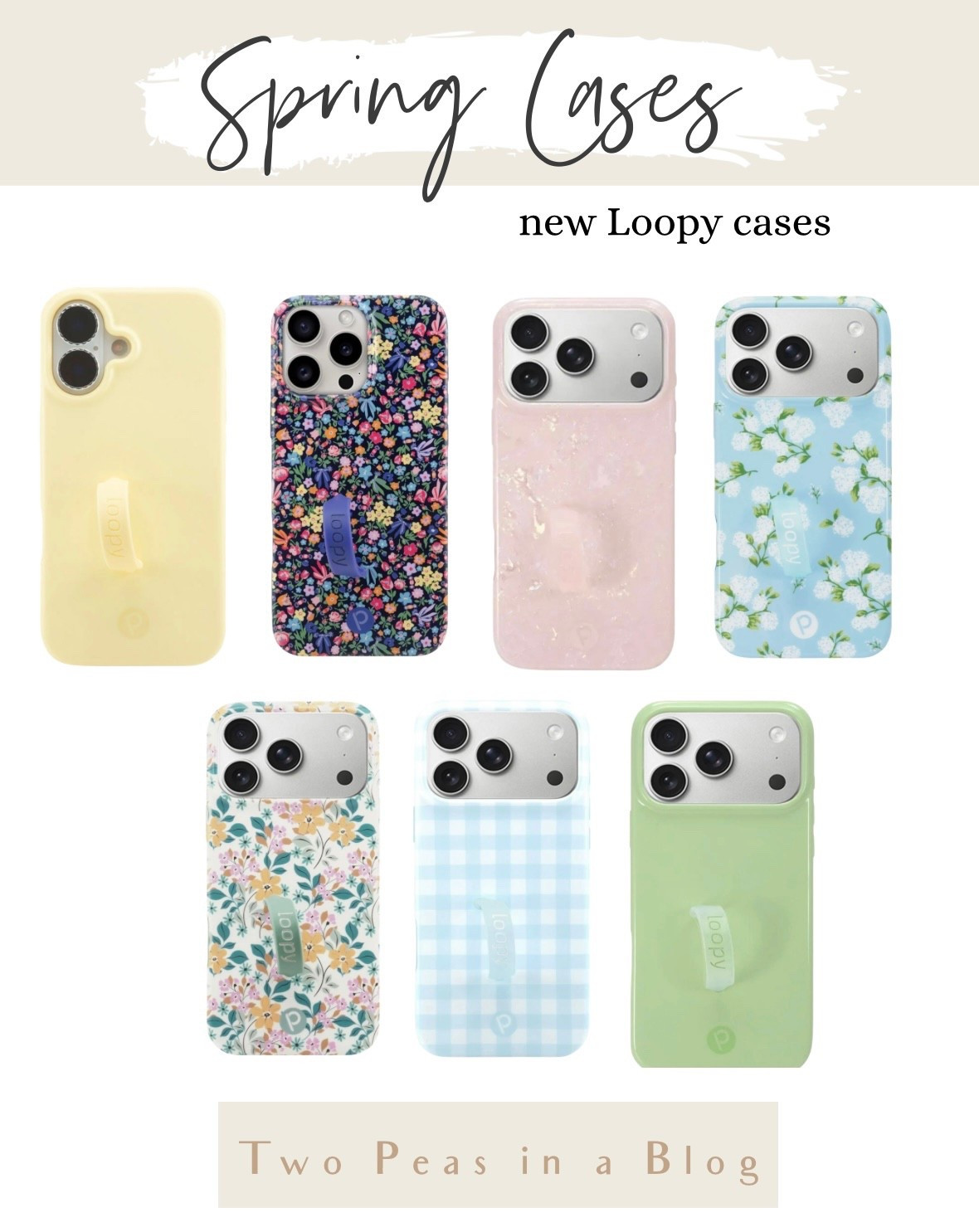 Loopy phone cases for Spring.
Use code: TWOPEASINABLOG for a discount.

#LTKootd #LTKOver40 #LTKSeasonal