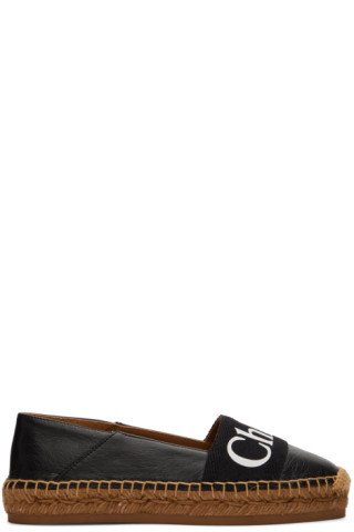 Black Woody Espadrilles | SSENSE