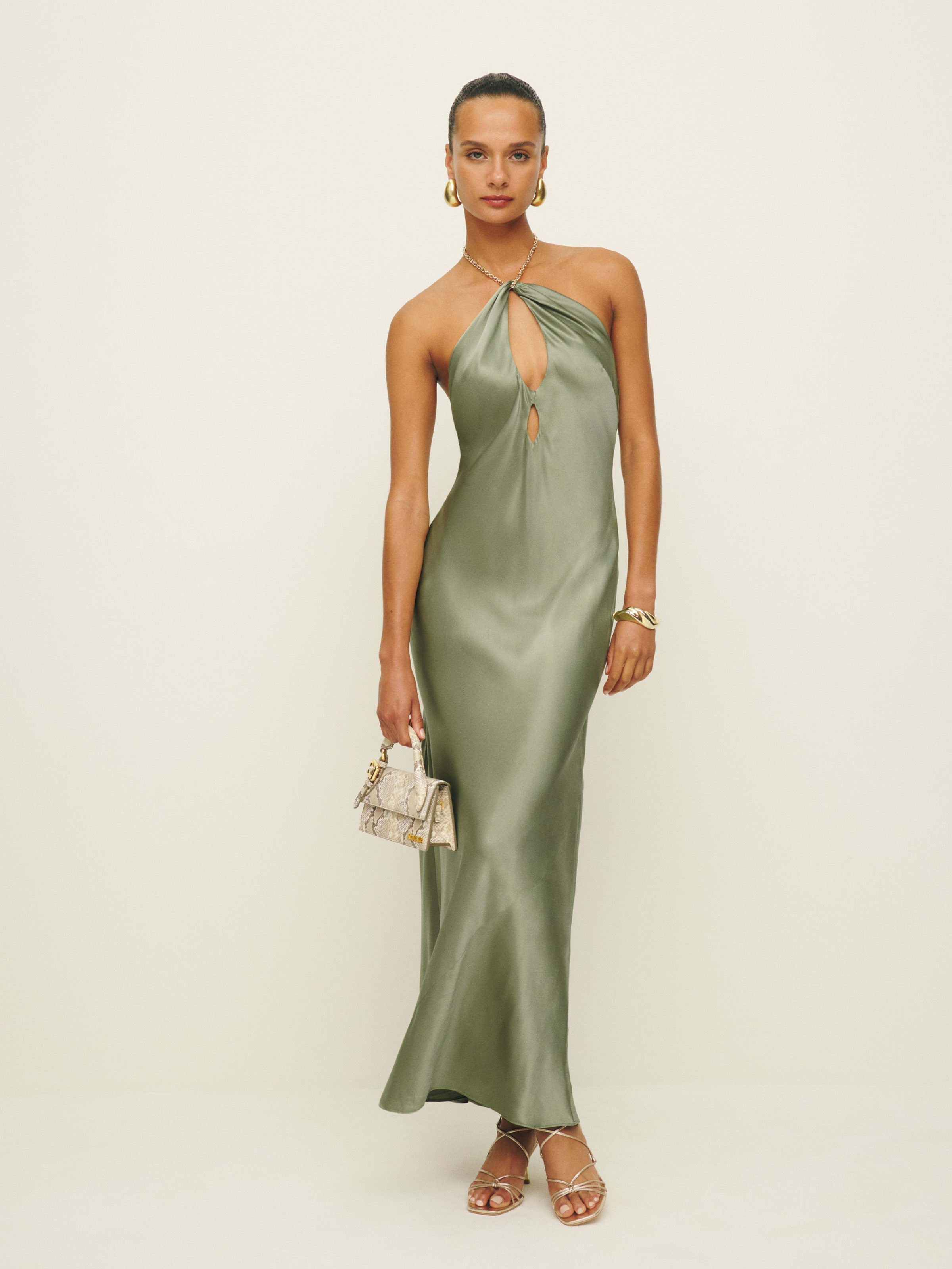 Petites Yesenia Silk Dress | Reformation (Global)