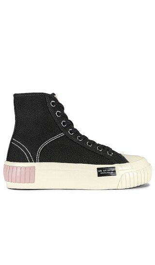 Platform Dana Sneaker in Black & Misty Pink | Revolve Clothing (Global)