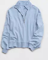 Aerie Sun's Out Quarter Zip Sweatshirt | American Eagle Outfitters (US & CA)