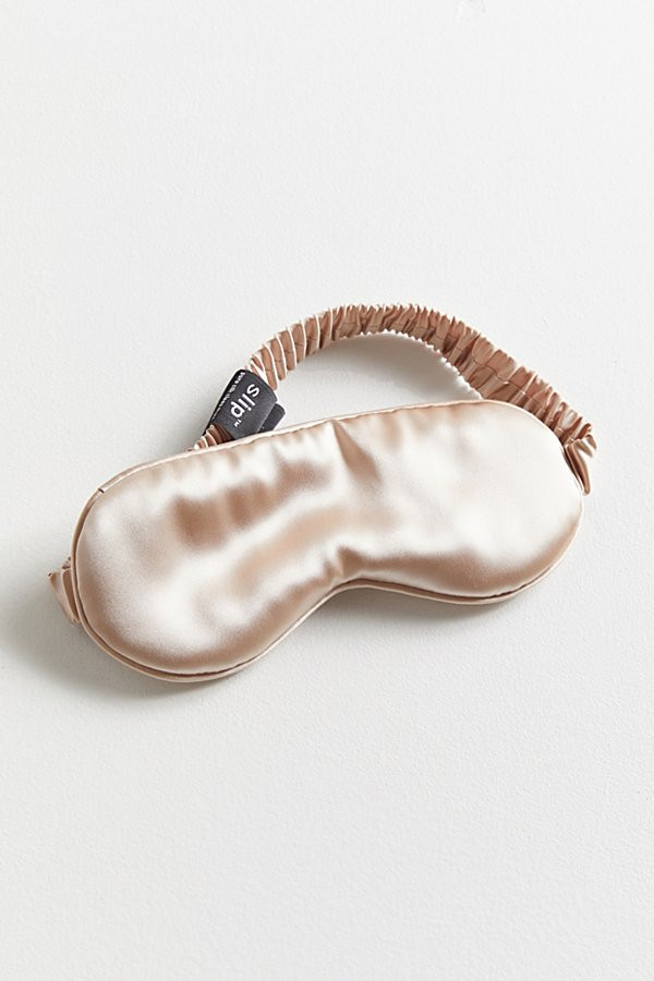 Slip Silk Eye Mask - Beige at Urban Outfitters | Urban Outfitters (US and RoW)