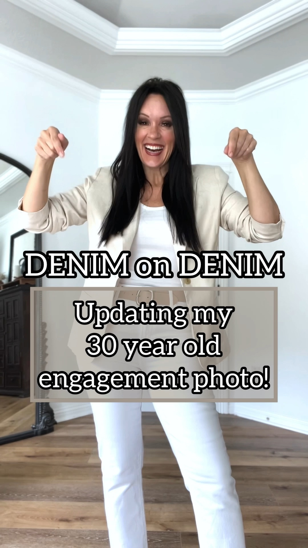 How to wear denim in denim!

Sizing:
Jeans-size down, in 27
Shirt-oversized, IN medium 
Heels-run tts

Opening outfit:
Blazer-medium
Jeans-I sized up one to 29

Denim on denim | double denim | light wash jeans | ankle jeans | straight jeans ~ pink heels pumps | denim shirt 

#LTKFind #LTKunder100 #LTKunder50