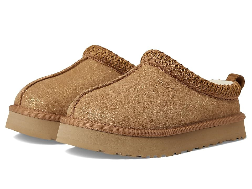 UGG Kids Tazz Dazzle (Little Kid/Big Kid) Kids Shoes Chestnut : 6 Big Kid M, Suede | Zappos