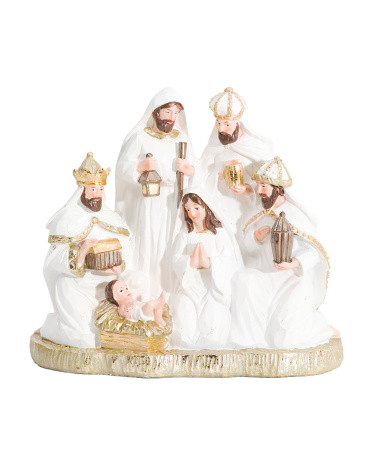 Woodcut Nativity Scene | TJ Maxx