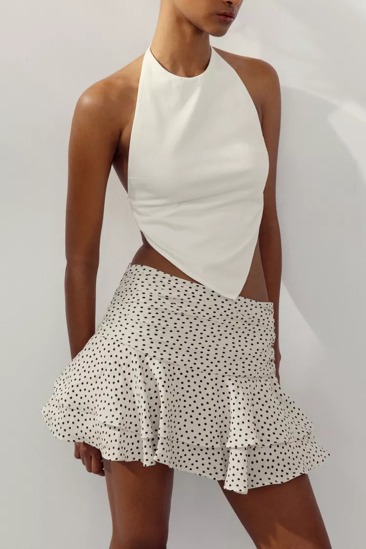 RUFFLE SKORT | Zara US