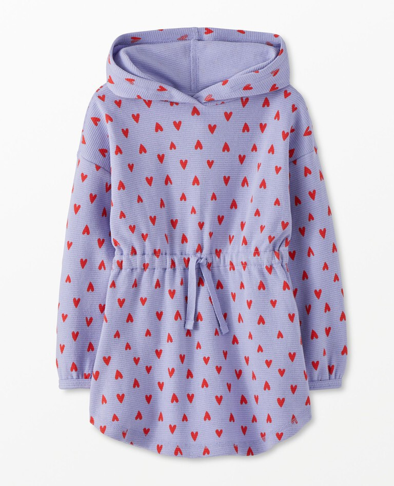 Hoodie Waffle Knit Dress | Hanna Andersson