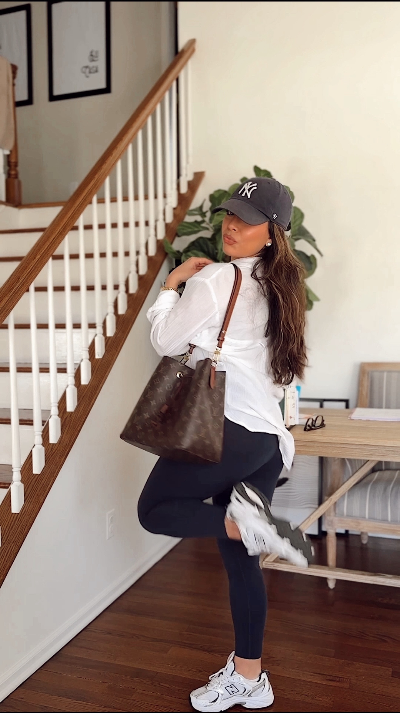 40+ mommy look & Elevating your everyday leggings with a classic button down💗 #watchnow #momlook #over40

#LTKStyleTip #LTKOver40 #LTKPetite