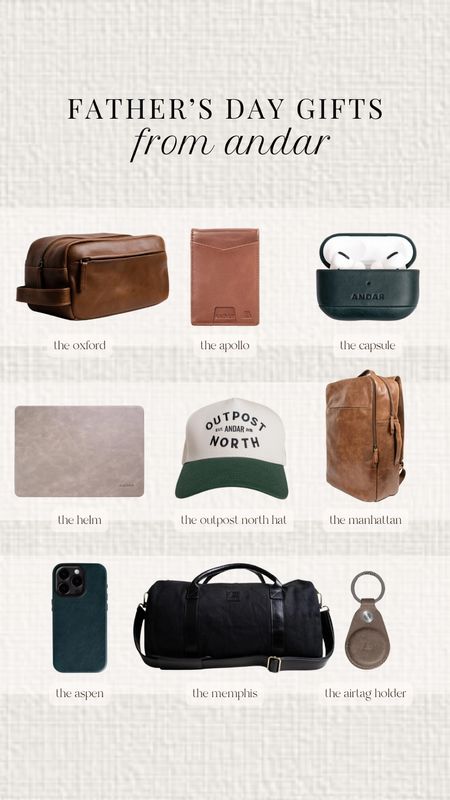 Any of these picks from Andar would make a great Father’s Day gift! Use code LAUREN25 at checkout for 25% off your order! 

#LTKtravel #LTKGiftGuide #LTKmens