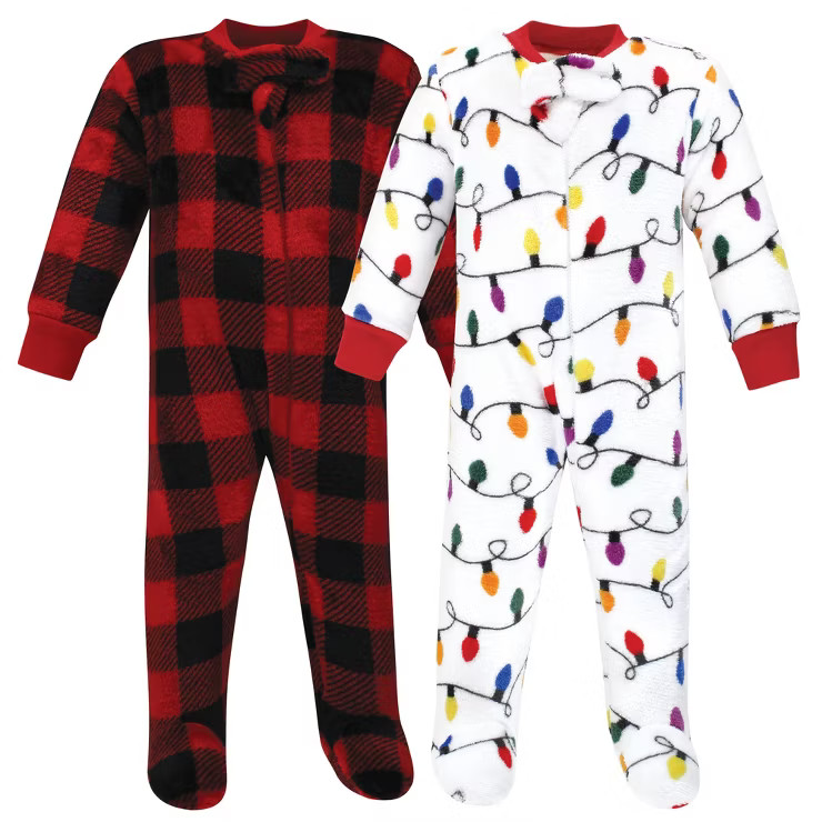 Hudson Baby Infant Boy Plush Sleep and Play, Christmas Lights | Target