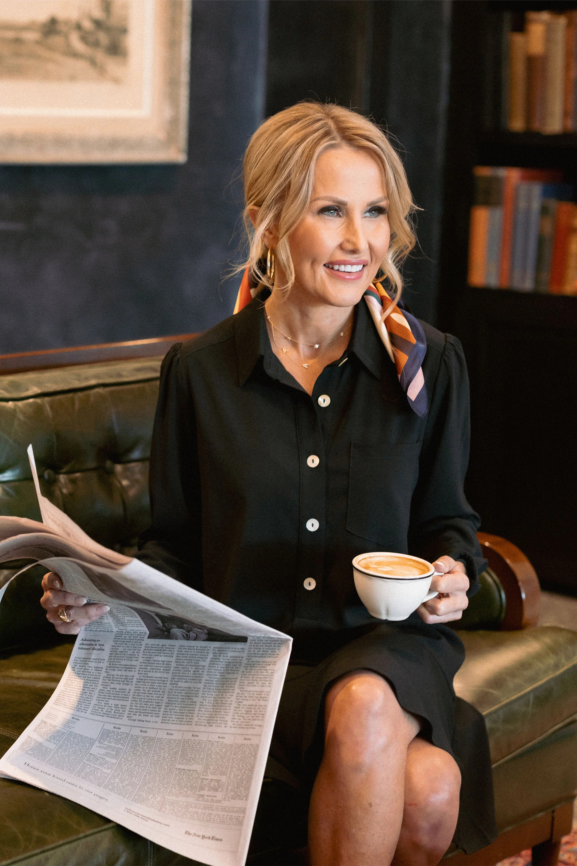 Meagan Dress- Black | Avara