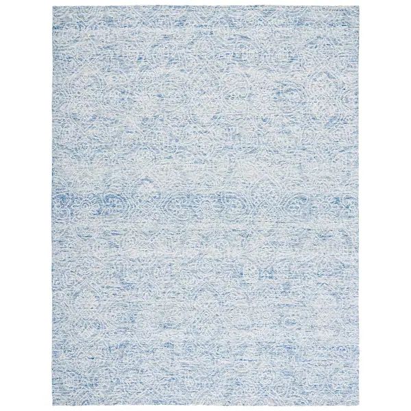 SAFAVIEH Handmade Metro Lorenzina French Country Wool Rug - 8' x 10' - Blue/Ivory | Bed Bath & Beyond