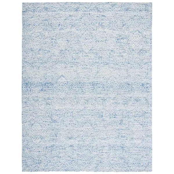 SAFAVIEH Handmade Metro Lorenzina French Country Wool Rug - 8' x 10' - Blue/Ivory | Bed Bath & Beyond