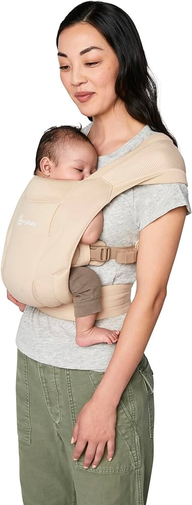 Ergobaby Embrace Cozy Newborn Essentials Baby Carrier Wrap (7-25 Pounds), Soft Air Mesh, Cream | Amazon (US)