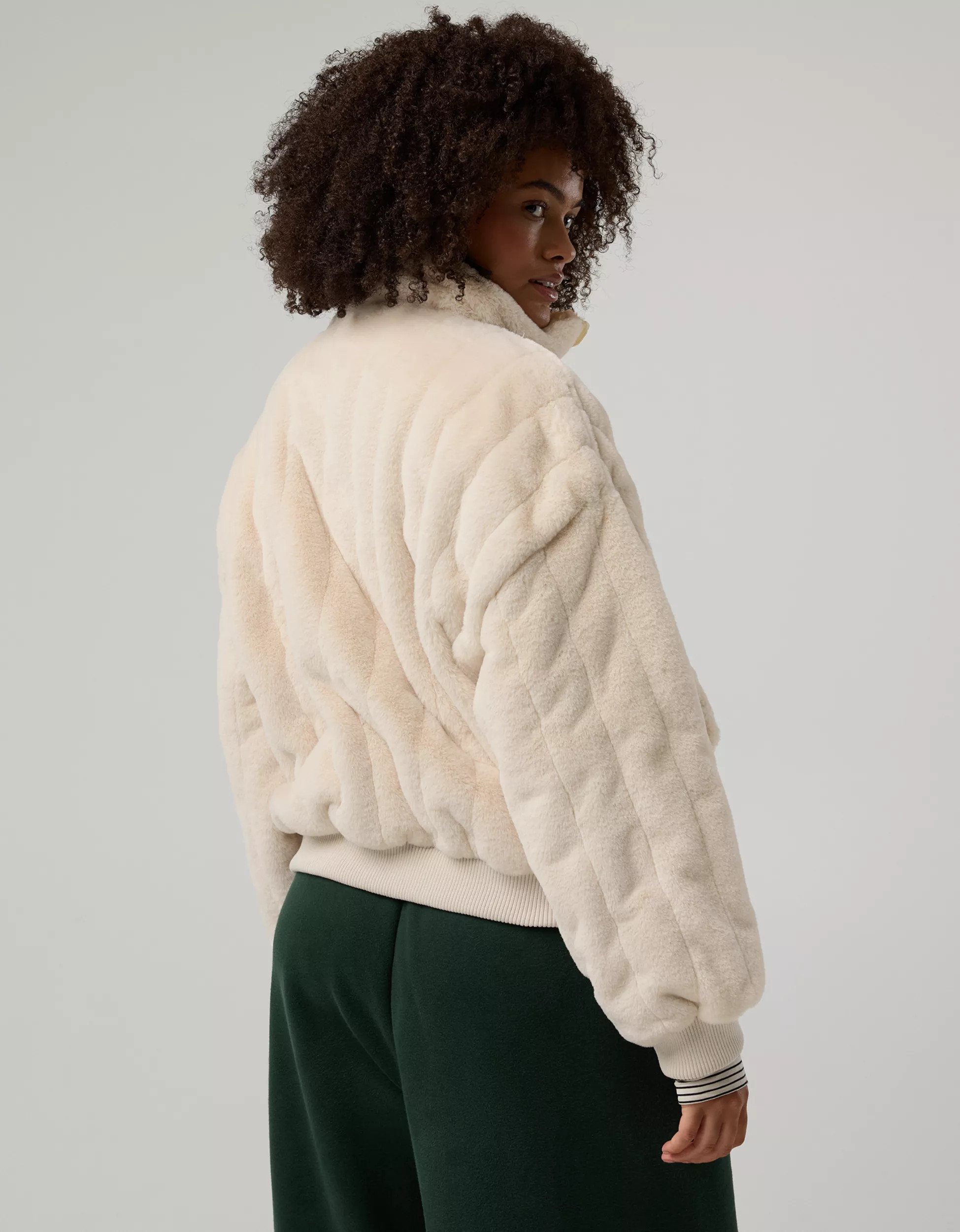 OFFLINE By Aerie Fur Full Zip Jacket | Aerie