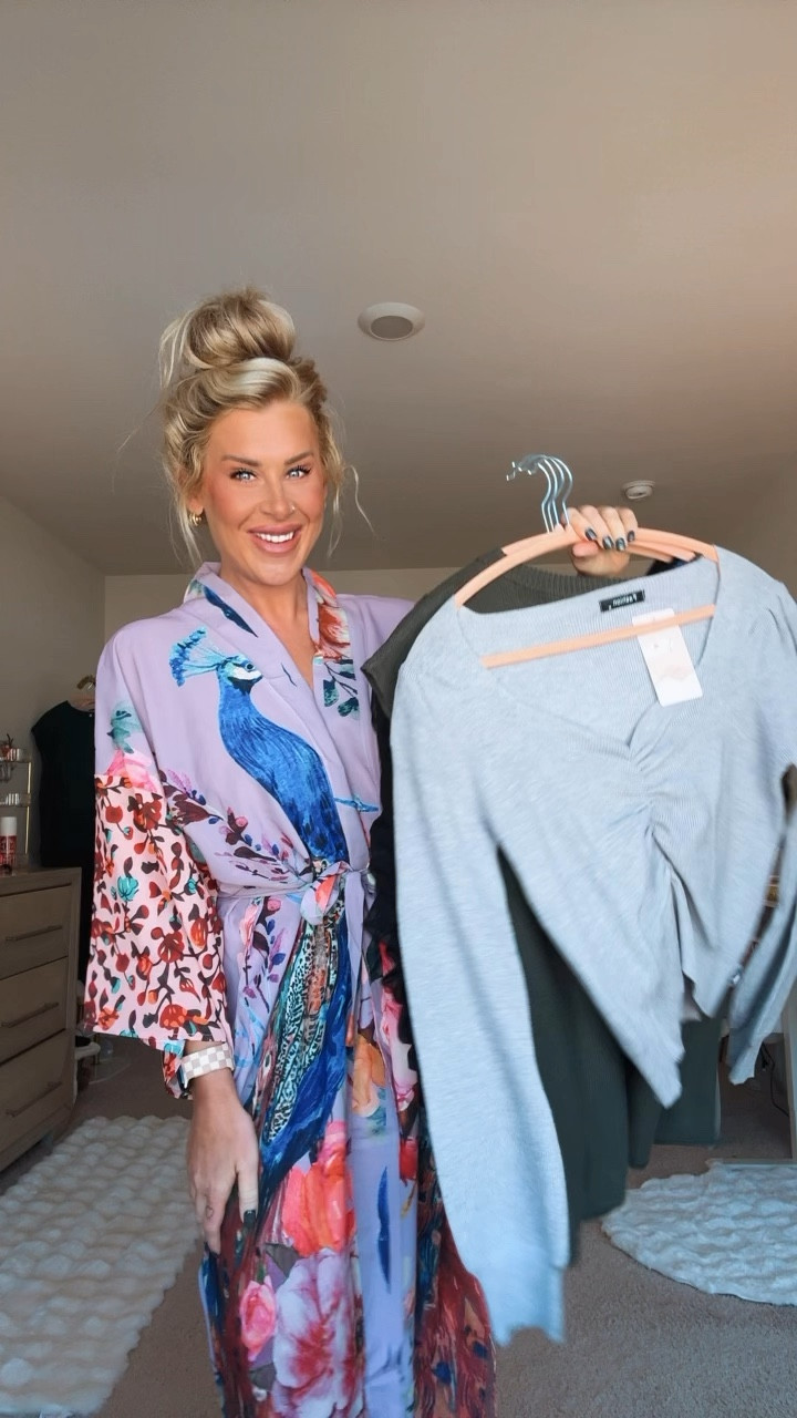 Amazon fall tops! I also linked this fun kimono robe! 

#LTKSeasonal #LTKFallSale #LTKVideo