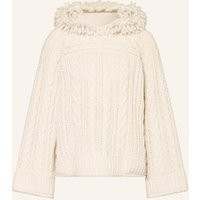 Marc Cain Strick-Hoodie Mit Cashmere Und Pailletten weiss | Breuninger (DACH)