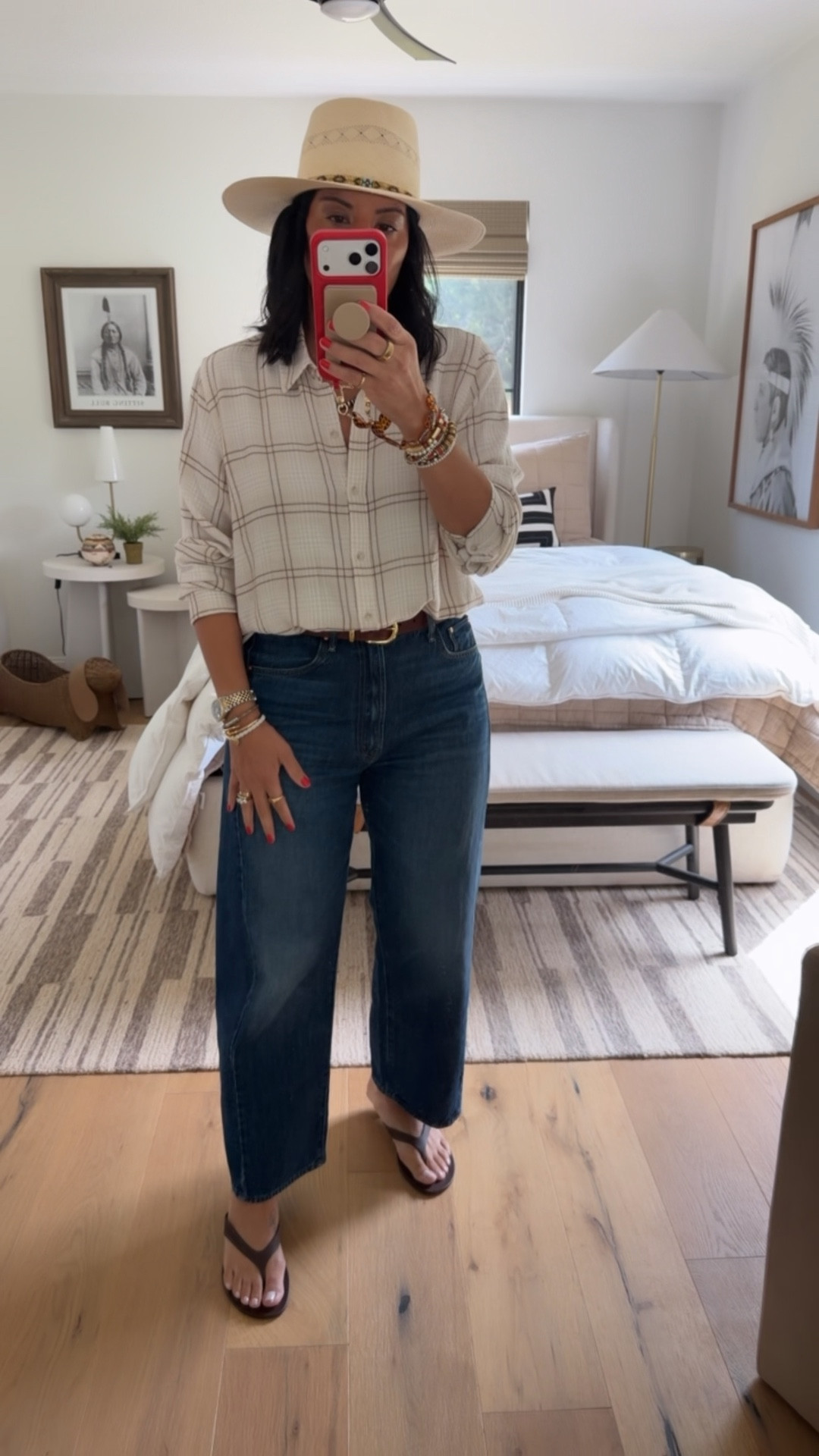 Top size medium, belt size medium, jeans size 30 (I’m a curvy size 8), shoes fit tts (I’m a 9.5/10 and did a 10 in them). 

#LTKootd #LTKOver40 #LTKMothersDay