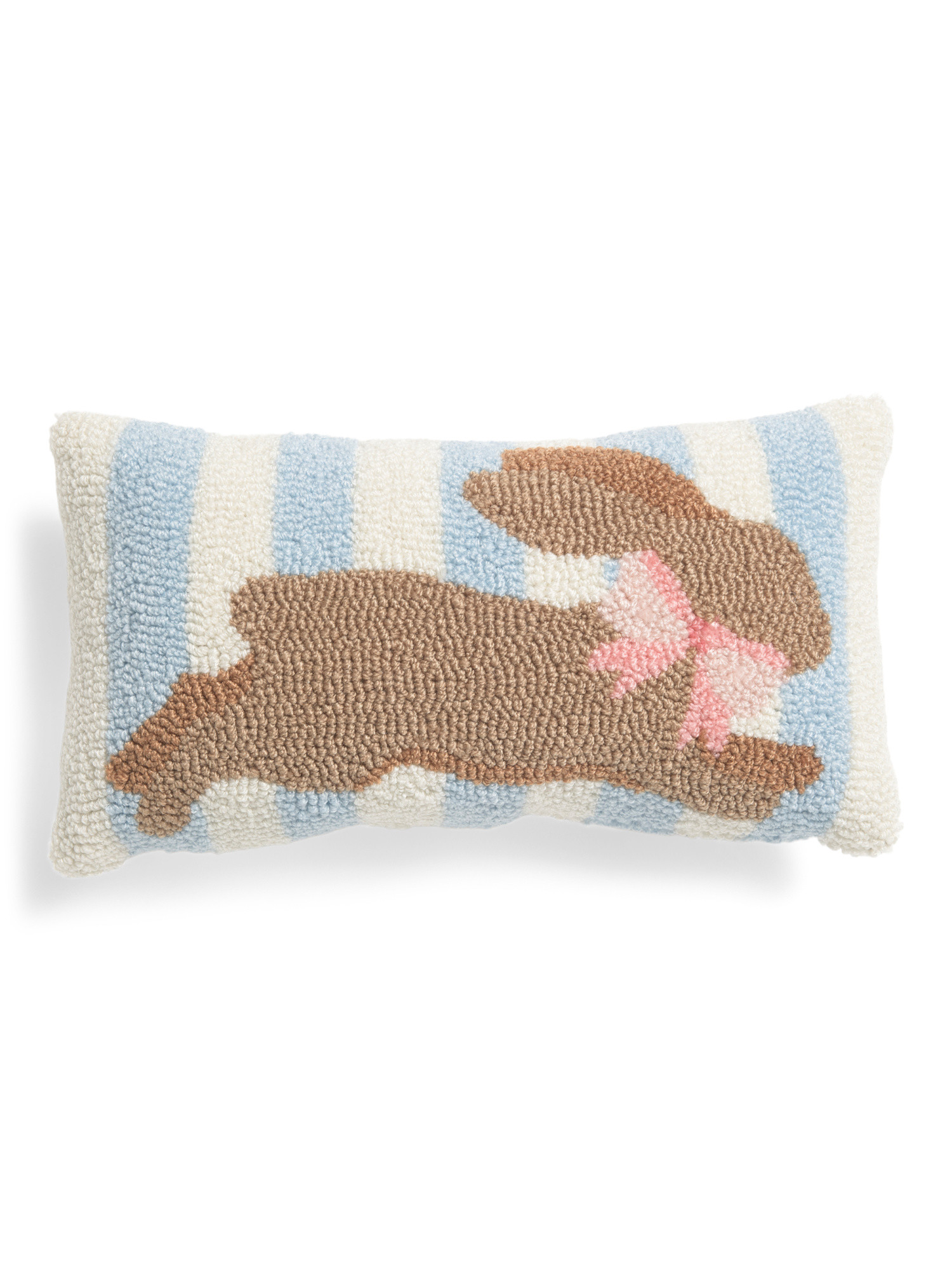 9x16 Hooked Striped Chocolate Bunny Pillow | Throw Pillows | Marshalls | Marshalls