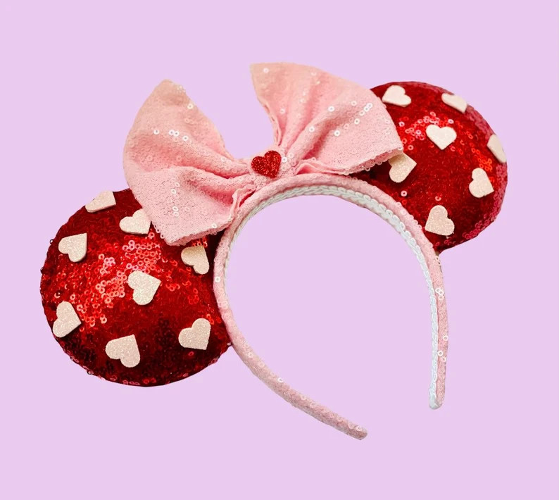 Valentines Day Minnie Ears | Etsy | Etsy (US)