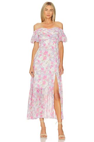 ASTR the Label Valora Dress in Pink Floral from Revolve.com | Revolve Clothing (Global)