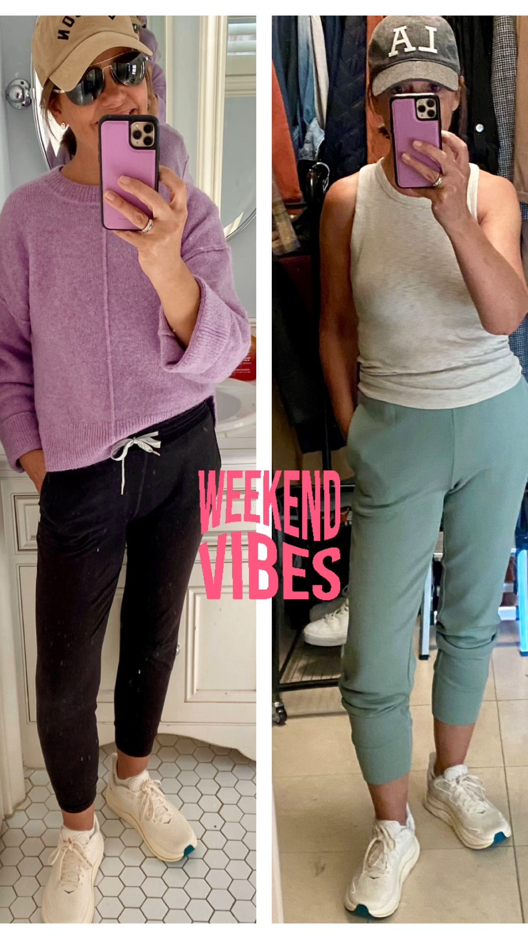 Jogger ❤️

Vuori or Varley? 

Vuori, so soft, thinner weight, great for warmer temps, TTS, wearing a small

Varley, heavier weight, a bit more polished, more options for matching sets, sits higher on waist, more forgiving, runs large, wearing an XS here 

Paired with my new Hokas, loving this off white color combo! 

#LTKTravel #LTKActive #LTKootd