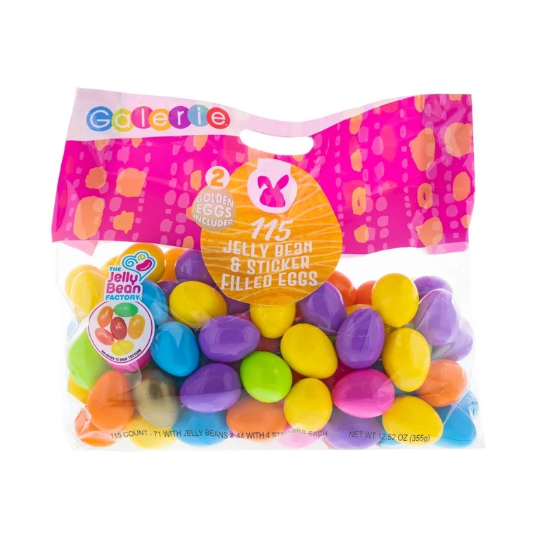 115ct Jelly Bean & Sticker Filled Easter Eggs | Walmart (US)