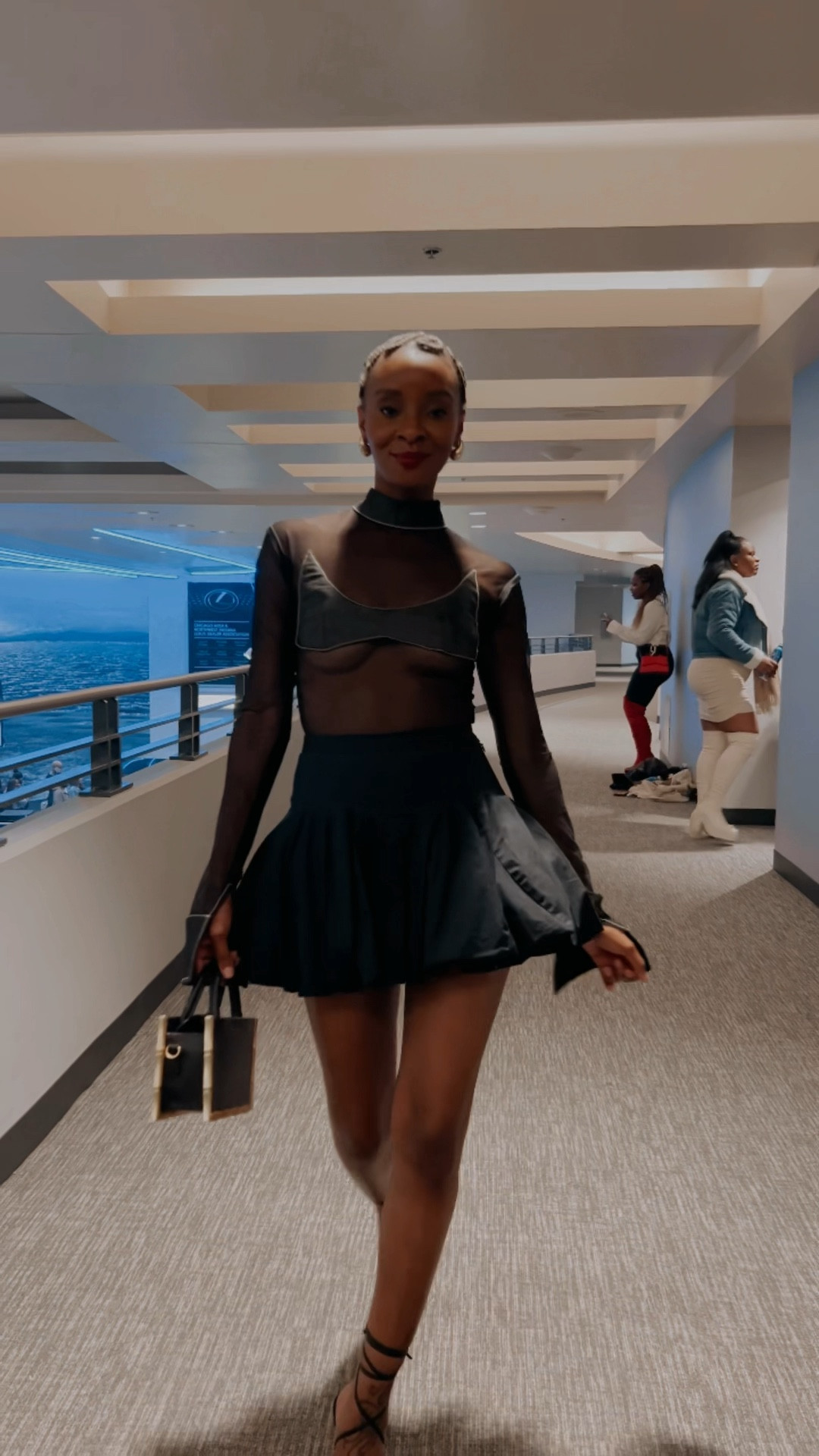 Sheer mesh top and mini skirt. 

I’m wearing an XS in the top and an XXS in the skirt. The top is sold out but I linked several similar options from the same brand  

#LTKstyletip #LTKVideo