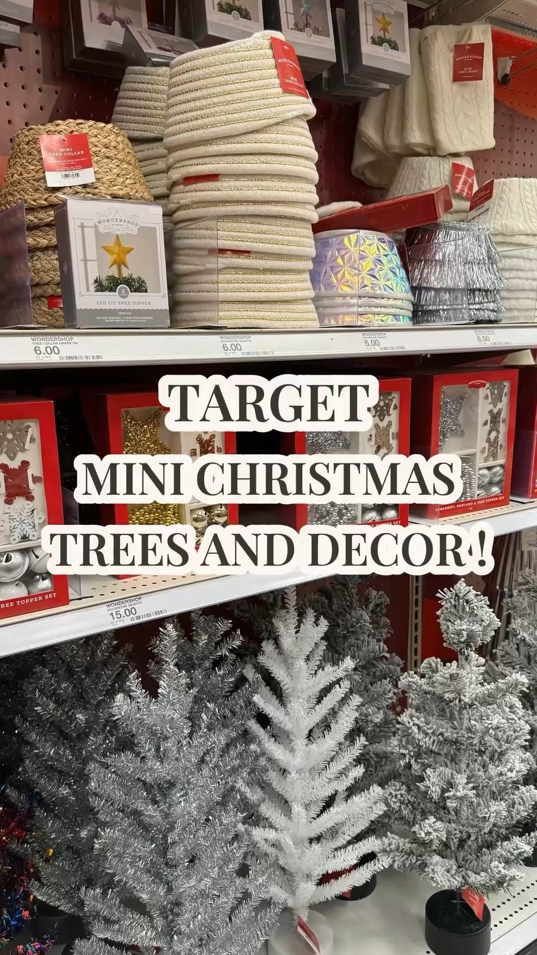 TARGET MINI CHRISTMAS TREES AND DECOR !
anything mini is way cuter to me and target has the right idea with these mini christmas trees. the best part is how much decor they have for these mini trees like skirts, toppers, garland, ornaments, and way more. big tree or mini tree ?!

#LTKHoliday #LTKSeasonal #LTKSaleAlert