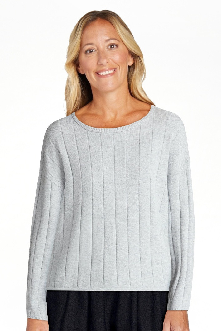 No Boundaries Wide Ribbed Scoop Neck Sweater, Midweight, Women's | Walmart (US)