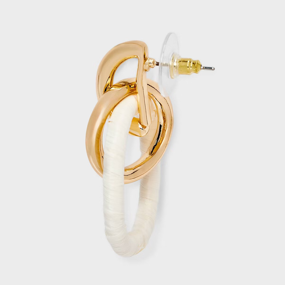 SUGARFIX by BaubleBar Interlocking Hoop Statement Earrings - Gold: Zinc Material, Post Closure, 1... | Target