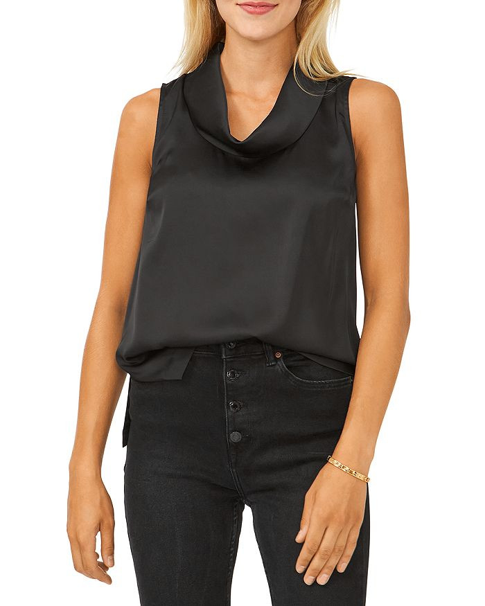 Cowl Neck Satin Shell | Bloomingdale's (US)