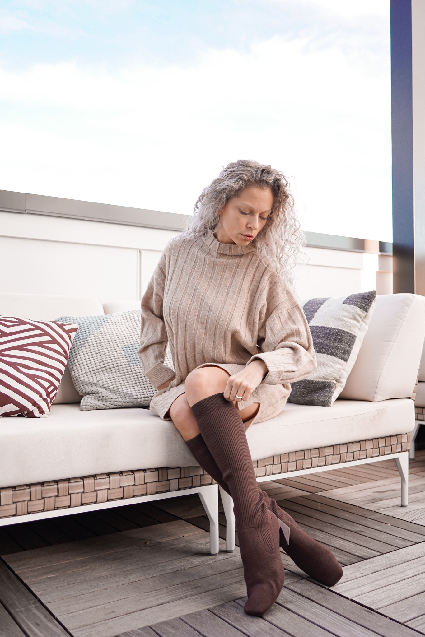 These boots from VIVAIA are now one of my favorites! They are so comfortable and very versatile. I love that the upper is stretchy with the inside made out of a terry lining. You can take 10% off your purchase using the code VIVAIAJ10

#LTKFind #LTKshoecrush #LTKworkwear