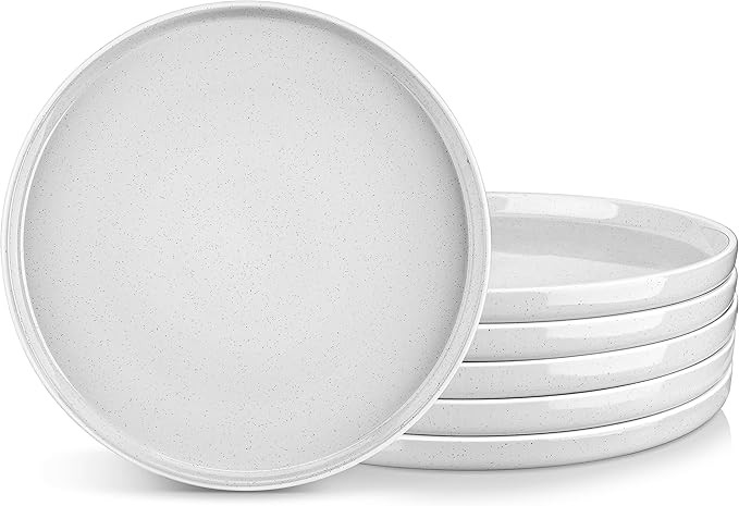vancasso Sesam Dinner Plates Set of 6, 10.5 Inch Round Ceramic Plates Set - Microwave, Oven, and ... | Amazon (US)