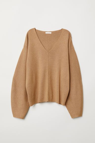 H & M - Fine-knit Sweater - Beige | H&M (US + CA)