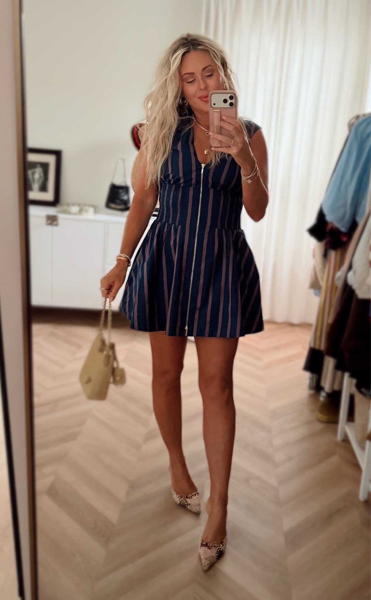 Wearing small. A great and flattering dress! Shoes are a new arrival and very popular! Use my code: LAUREN20 to save on this dress!
✨

Summer dress. Fourth of July. Summer outfit. Dress.

#LTKootd #LTKSeasonal #LTKSaleAlert