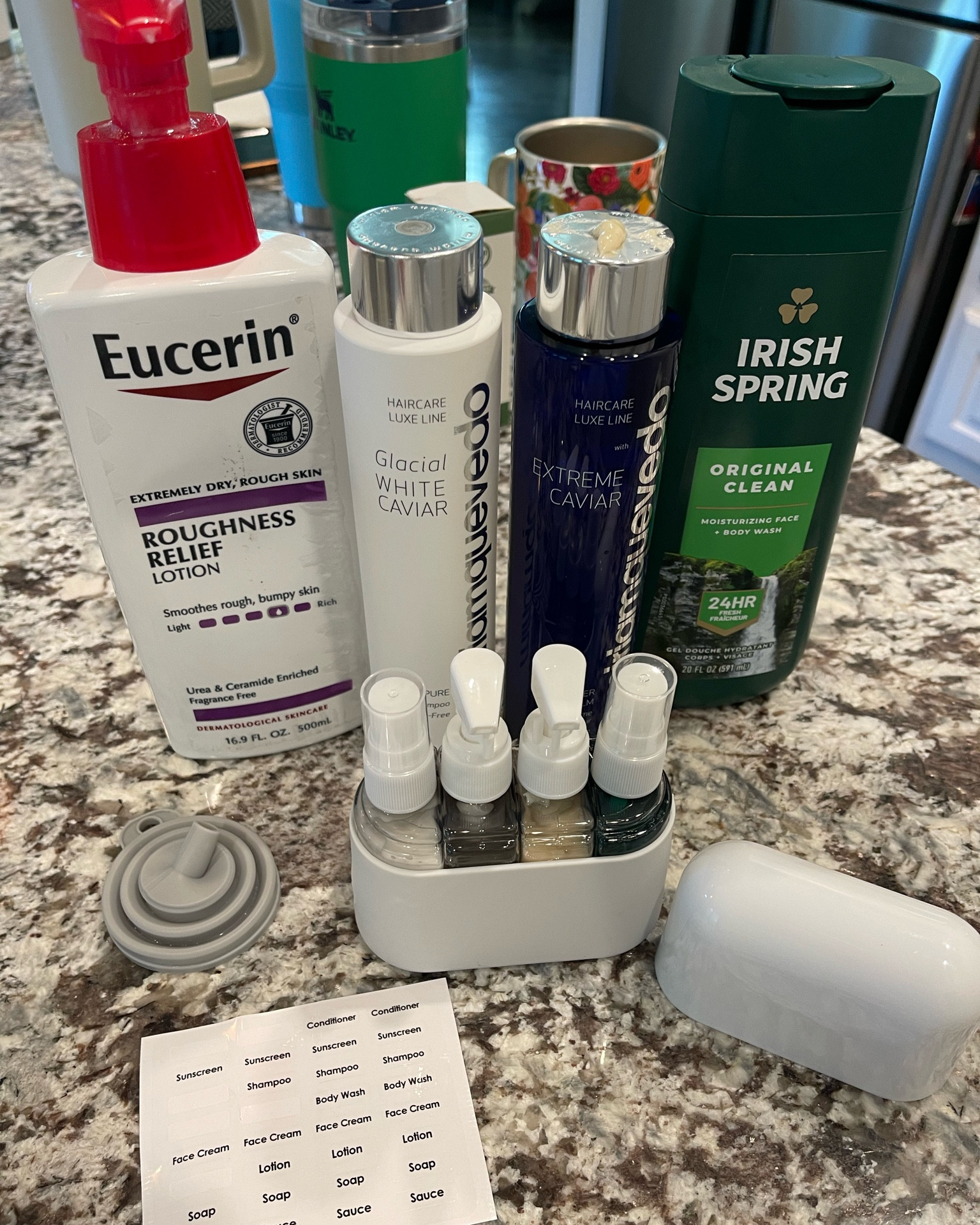 This is perfect if you travel a lot! Peak proof and is perfect for my shampoo, conditioner, lotion and body wash  

#LTKTravel #LTKSaleAlert