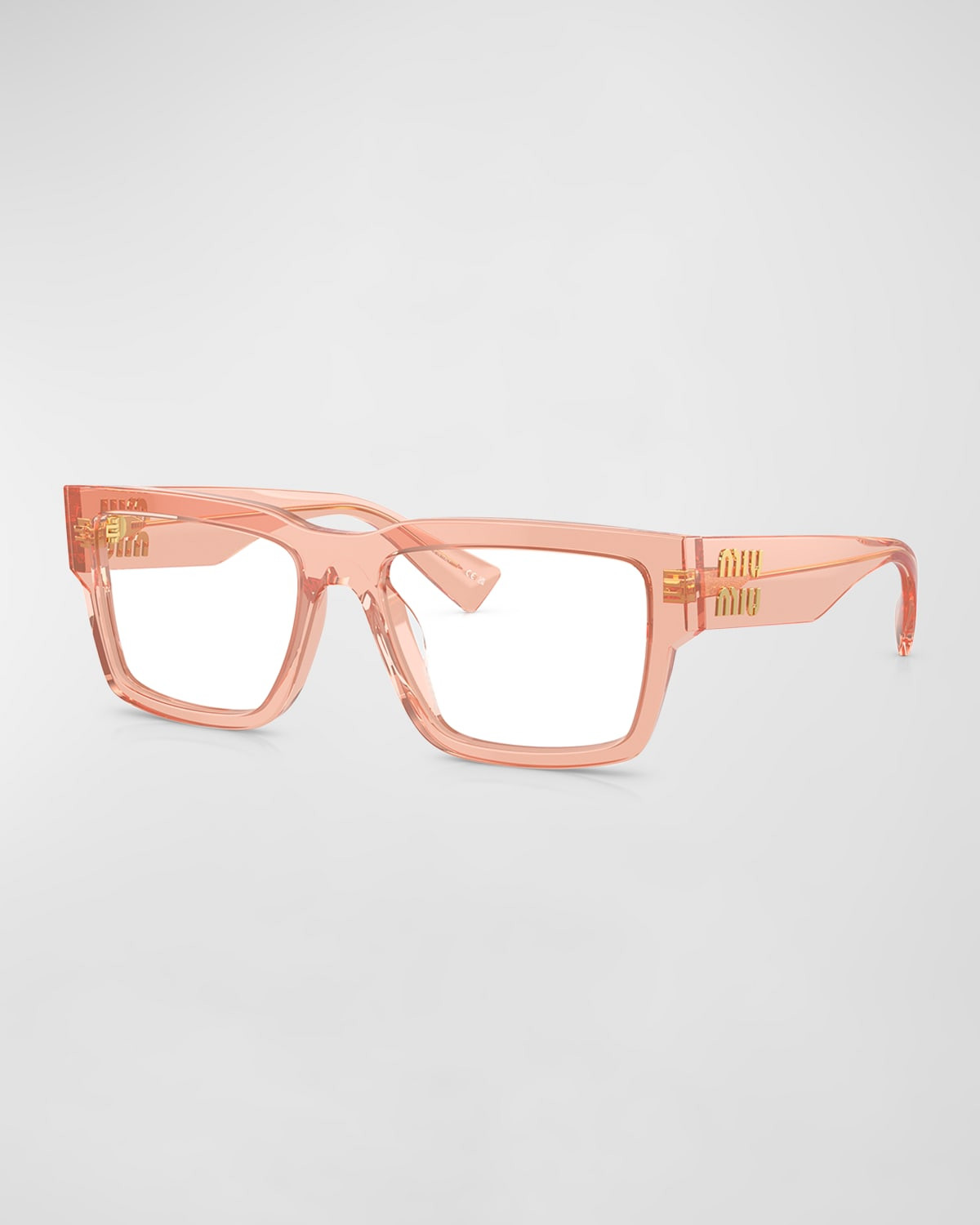 Transparent Acetate Rectangle Glasses | Neiman Marcus