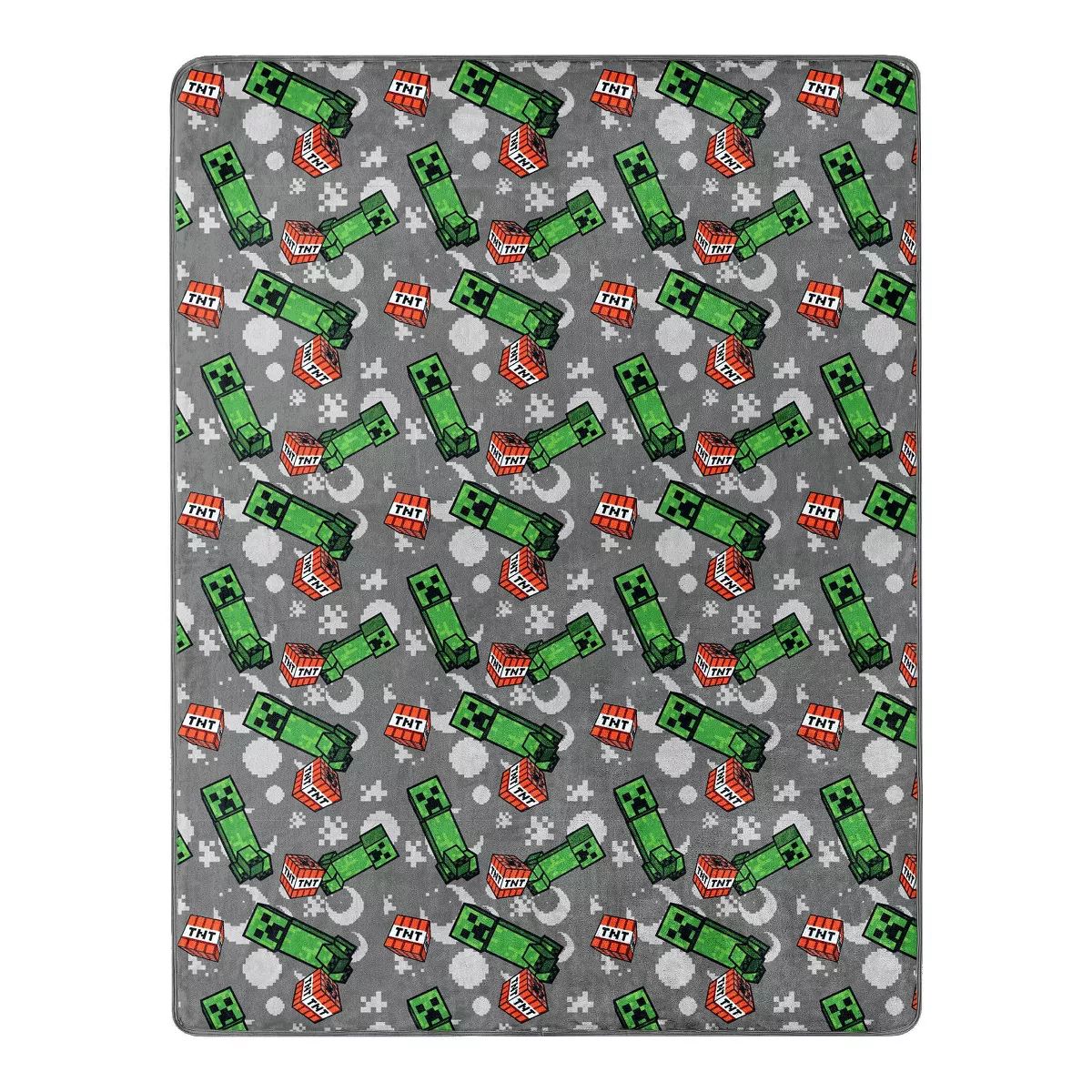 40"x50" Minecraft Silk Touch Throw Blanket and HD Hugger | Target