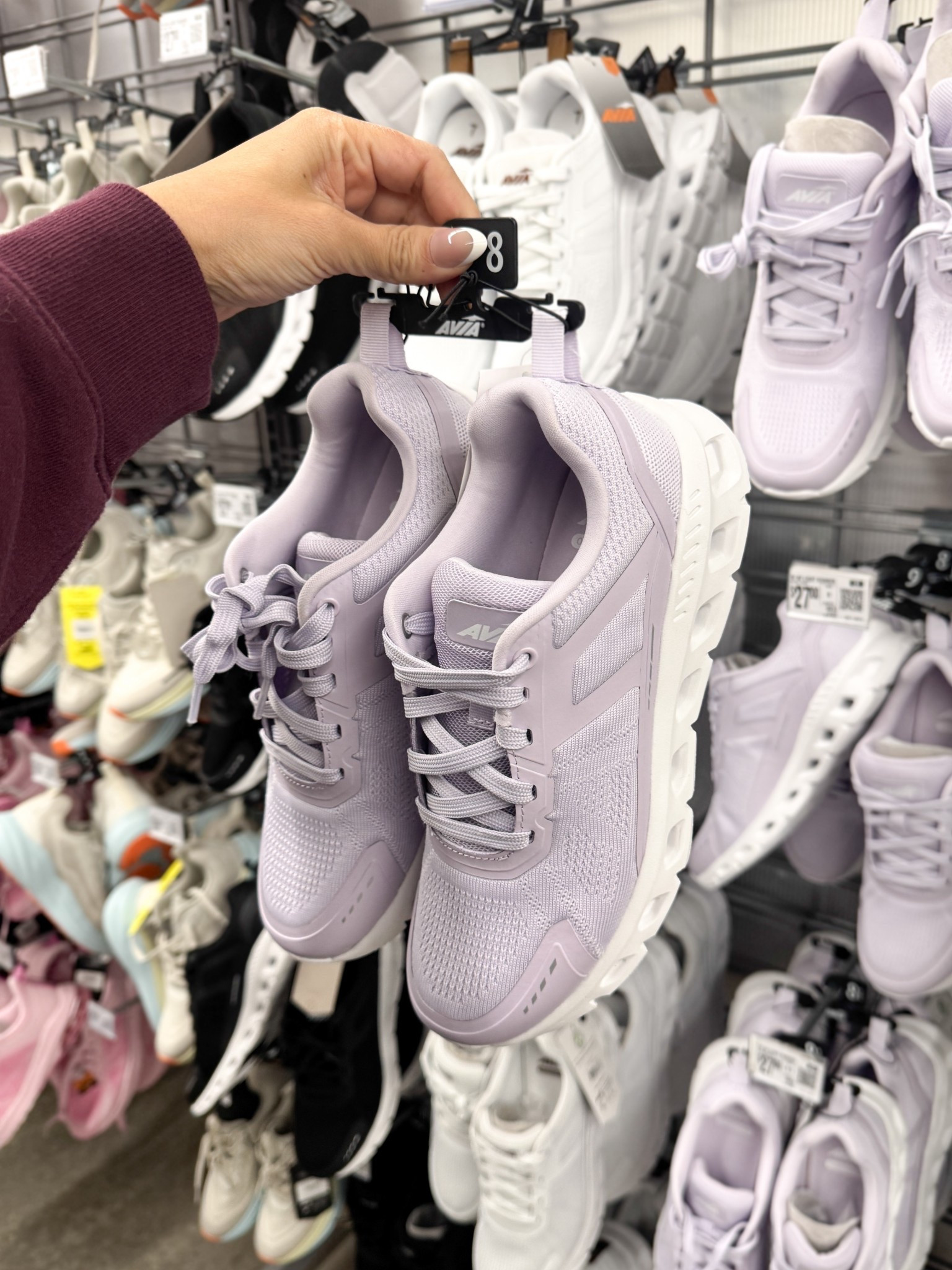 Lavender sneakers under $30 at Walmart 💜
Lightweight, comfy, and perfect for spring errands.

Linked here if you’re a pastel girl.


#LTKmomlife #LTKfitnessgoals #LTKootd