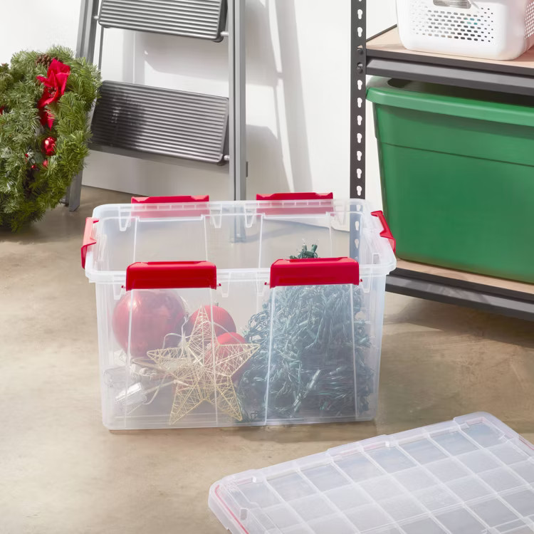 54qt Red Christmas Gasket Box - Brightroom™ | Target
