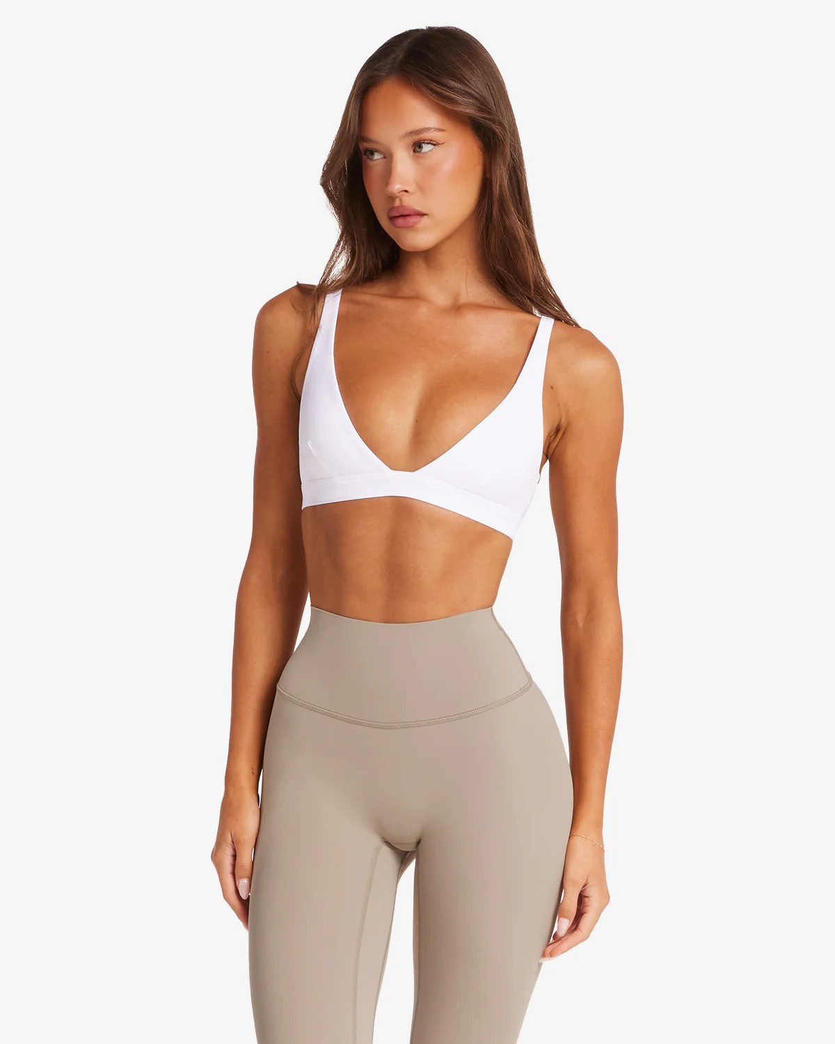 Freedom Contour Crop | White | Crop Shop Boutique US