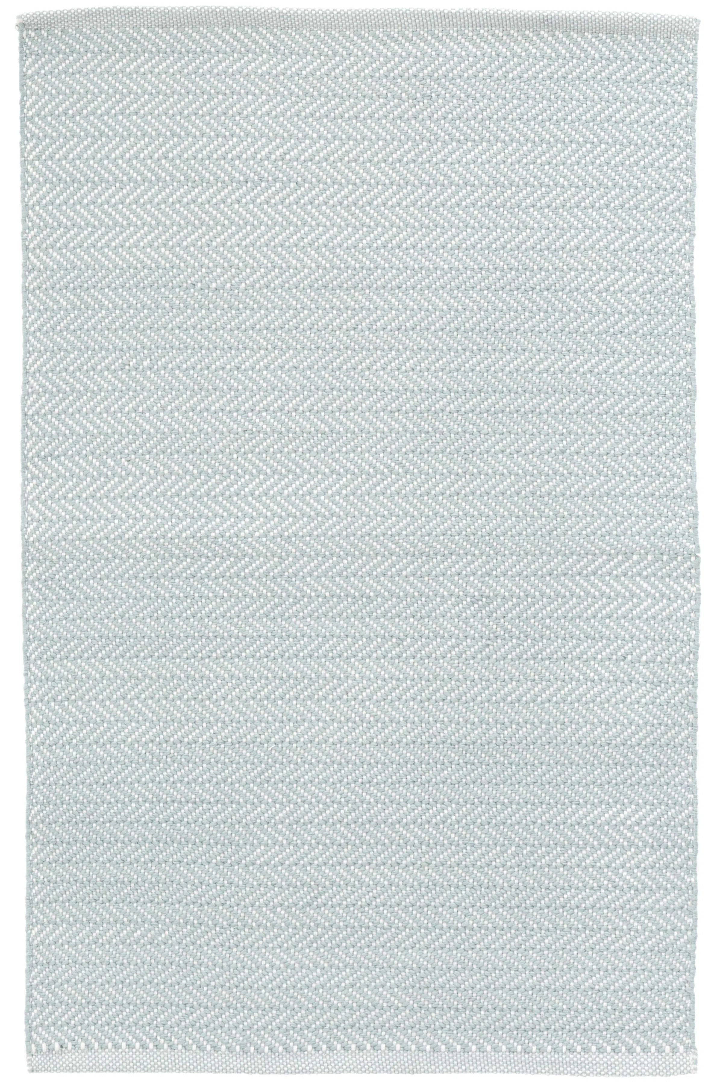 Herringbone Pearl Handwoven Indoor/Outdoor Rug | Birch Lane