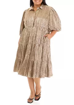 Crown & Ivy™ Plus Size Shirt Dress | Belk