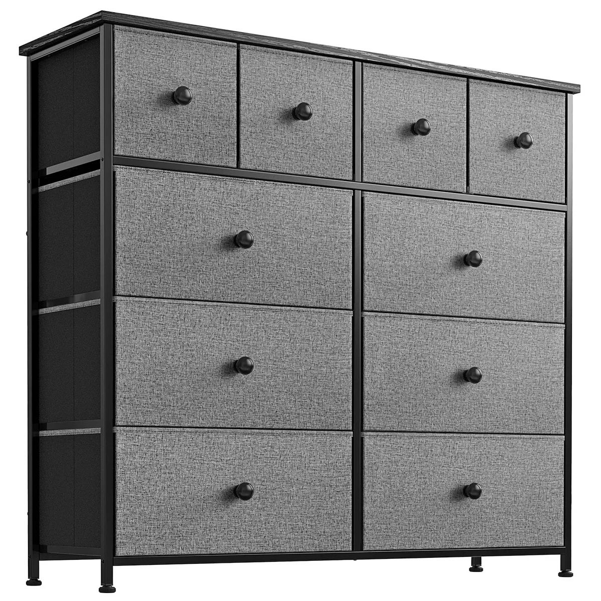 REAHOME 10 Drawer Steel Frame Bedroom Storage Organizer Dresser, Light Grey | Kohl's